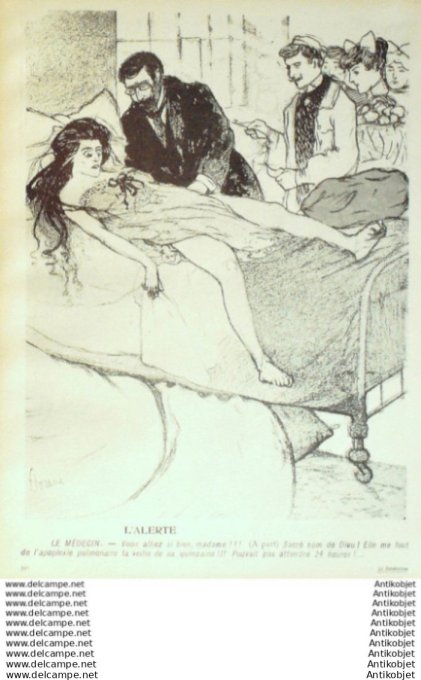 L'Assiette au beurre 1905 # 233 Le Sanatorium Florane