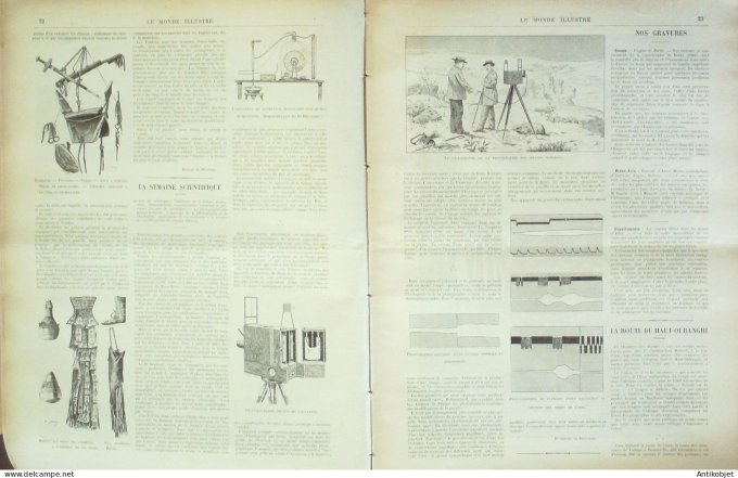 Le Monde illustré 1894 n°1946 Touareg-Azdjers Rabat Mouey-Hassab Arles (13)