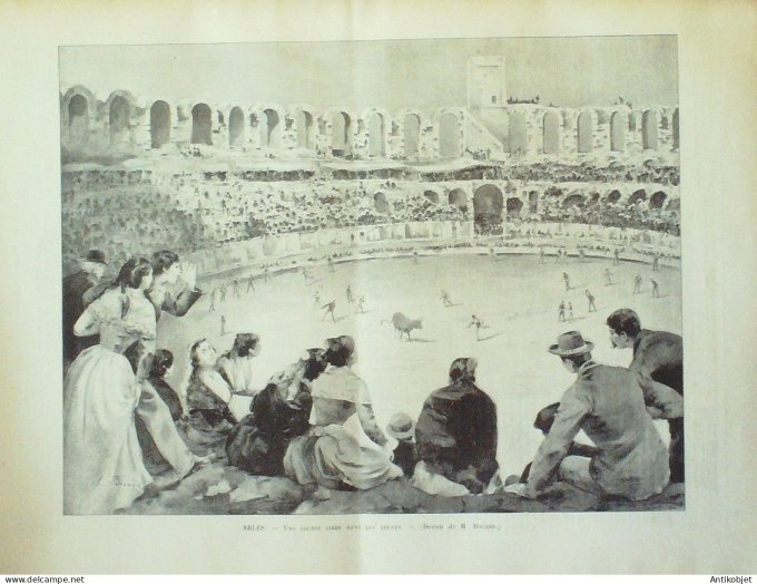 Le Monde illustré 1894 n°1946 Touareg-Azdjers Rabat Mouey-Hassab Arles (13)
