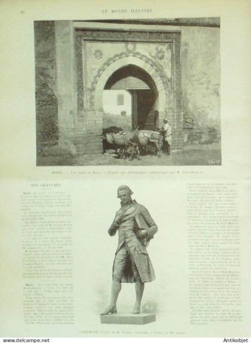 Le Monde illustré 1894 n°1946 Touareg-Azdjers Rabat Mouey-Hassab Arles (13)