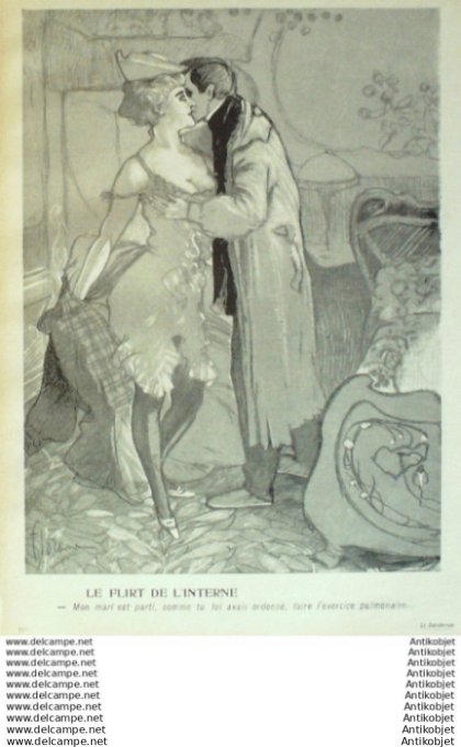 L'Assiette au beurre 1905 # 233 Le Sanatorium Florane
