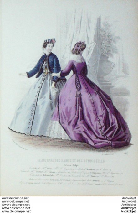 Journal des Dames Demoiselles 1864 # 762 (Maison Alexandrine)