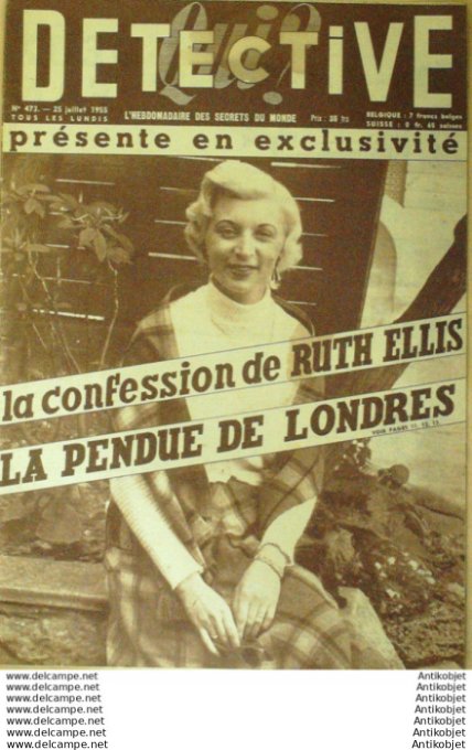 Détective 1955 # 473 Pontarlier Jallanges Cordes/Ciel Velines Spoy Dominici
