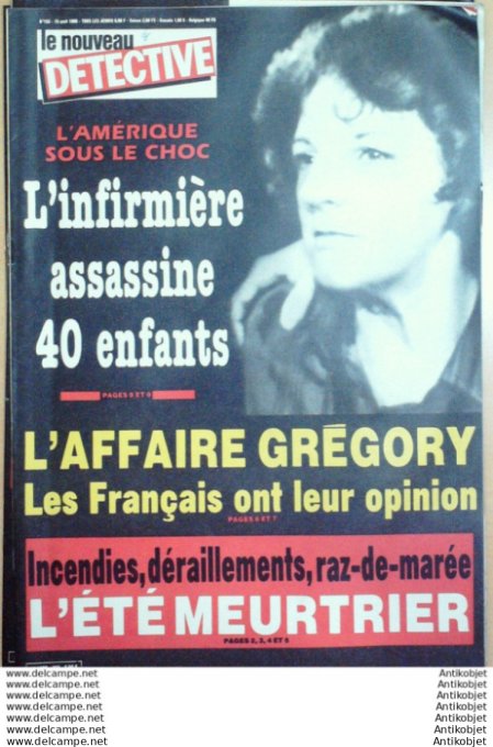 Détective 1985 # 152 Salin-de-Giraud St-Quentin Grenoble Rupt/Moselle Lisieux