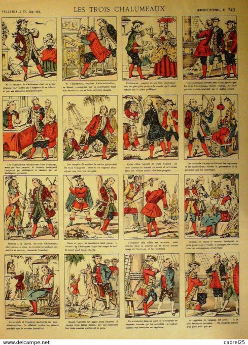 Les Trois Chalumeaux (Pellerin d'epinal)