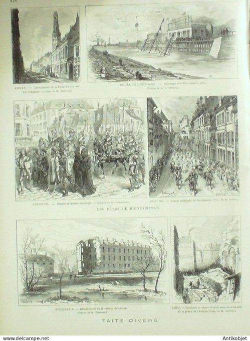 Le Monde illustré 1876 n° 991 Algérie Tlemcen Sidi-El-Hadj Abdesselam Montereau (77) Bordeaux (33)