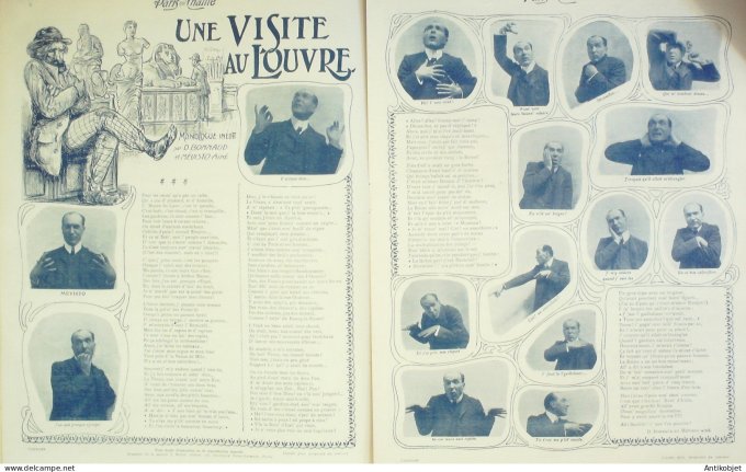 Paris qui chante 1903 #49 Baxone Mevisto Fernandès Aël De Ségus Petit Pierrot
