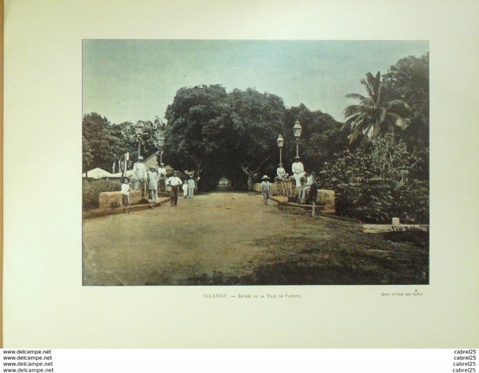 Polynésie PAPEETE entrée de la ville