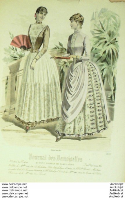 Journal de Demoiselles 1885 # 4532 (Maison Vidal)