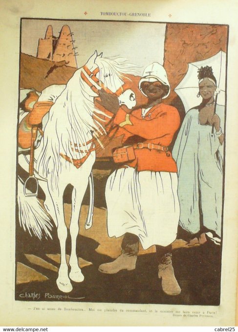 Le Rire 1907 n°216 Pourriol Florès Esquius Radiguet Mirande Léandre Carlègle Goussé