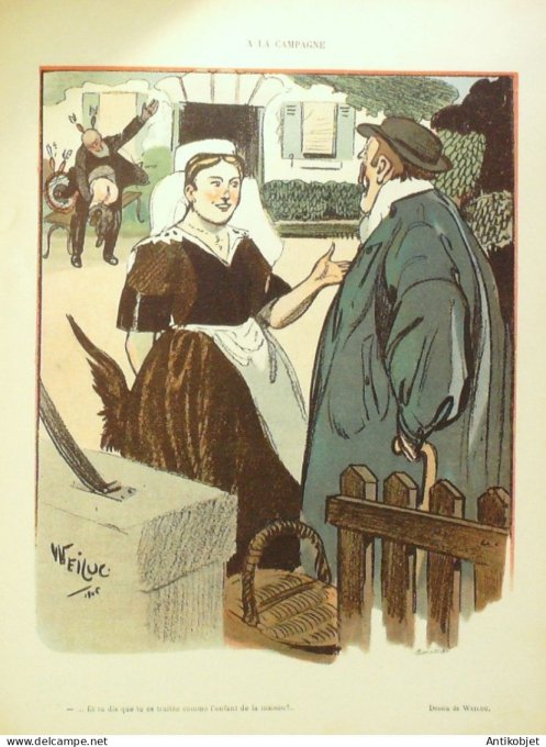 Le Rire 1905-09- 2 # 135 Journal humoristique Ed.Originale Propos de Chasse