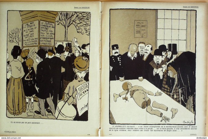 L'Assiette au beurre 1907 # 312 Soleillant's, Démétrios Galanis