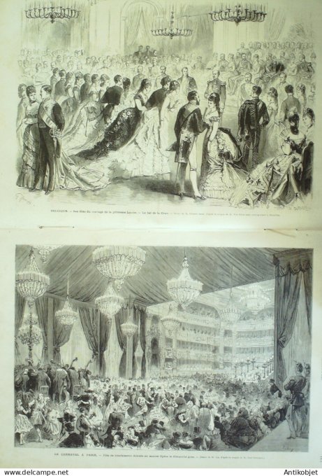 Le Monde illustré 1874 n°930 Chine Tonkin Haî-Phon Monaco (98) Chili Santiago Philadelphie