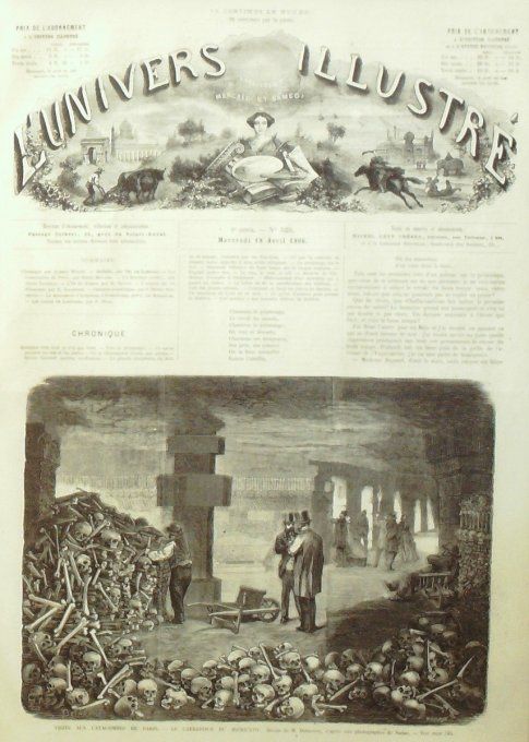 L'Univers illustré 1866 # 529 Algérie Lambessa Pretirium Allemagne île Rugen Arcona