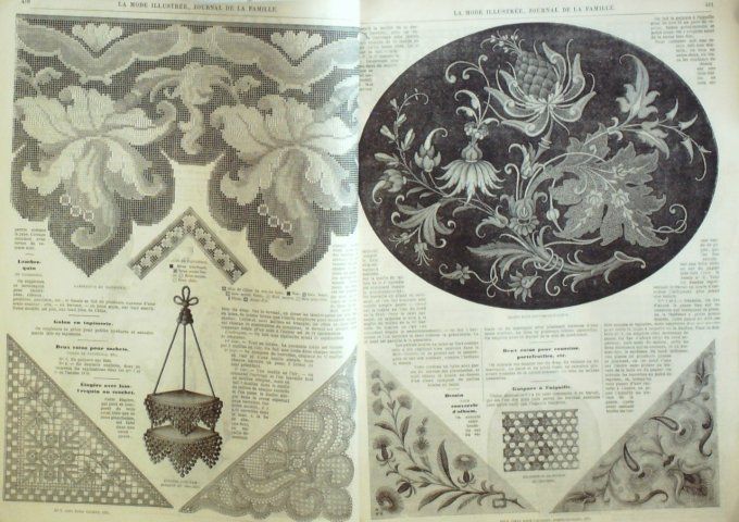 Journal Mode illustrée 1870 # 52 Toilettes de sorties