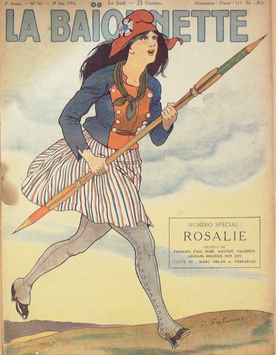 La Baionnette 1916 n°052 (Rosalie) HAUTOT IRIBE FABIANO LEGRAIN VILLEMOT MEUNIER