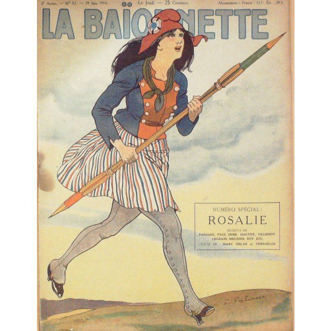 La Baionnette 1916 n°052 (Rosalie) HAUTOT IRIBE FABIANO LEGRAIN VILLEMOT MEUNIER