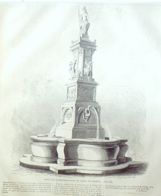 L'Univers illustré 1859 #  52 gorge de Malakoff Jeanne d'Arc à Orléans Crimée