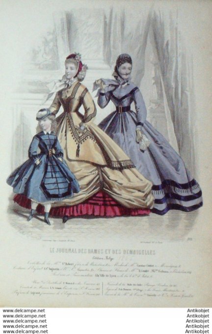 Journal des Dames Demoiselles 1865 # 773 (Maison Coutot)