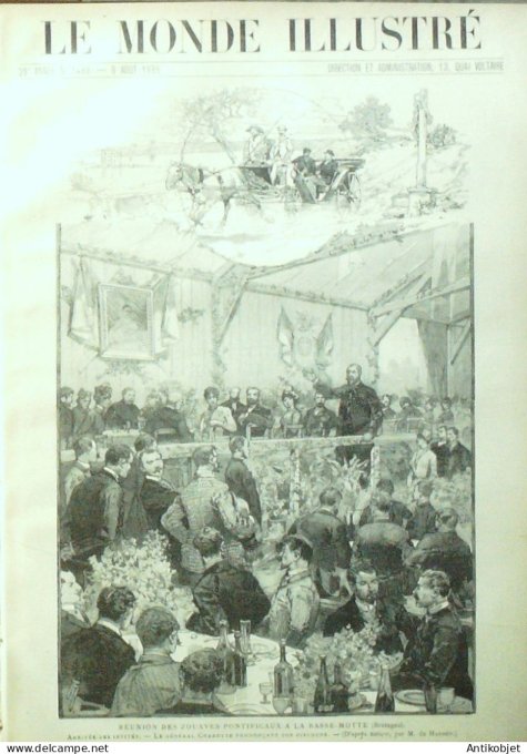 Le Monde illustré 1885 n°1480 Suisse Berne Belgique Anvers Pantin (93)