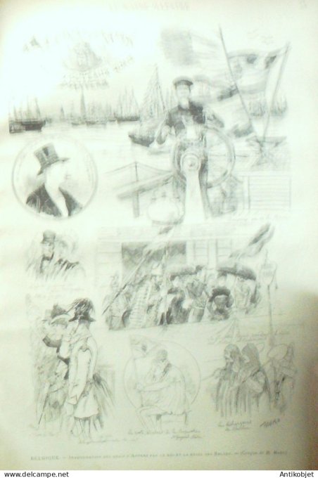 Le Monde illustré 1885 n°1480 Suisse Berne Belgique Anvers Pantin (93)