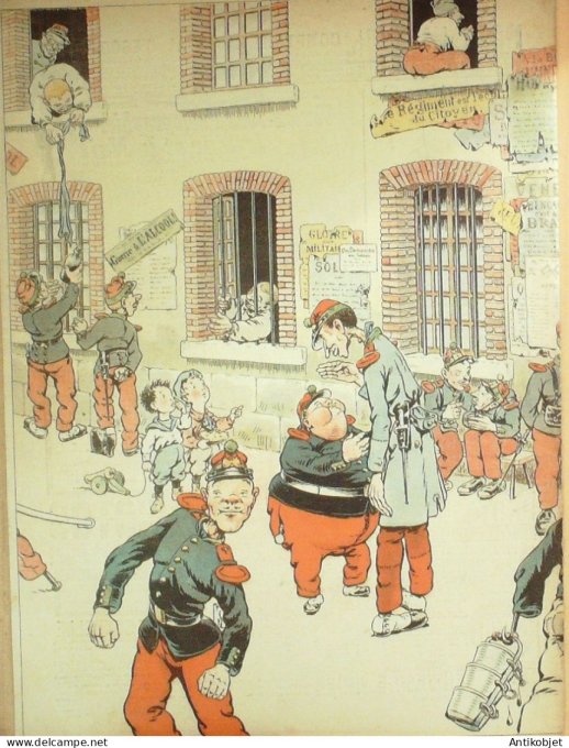 Le Rire 1905-04-29 # 117 Journal humoristique Ed.Originale Service militaire 2 ans