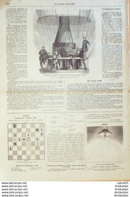 Le Monde illustré 1864 n°372 Danemark Sunderbourg Schleithal Wissembourg Algérie Ain Federigha