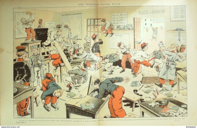 Le Rire 1905-04-29 # 117 Journal humoristique Ed.Originale Service militaire 2 ans