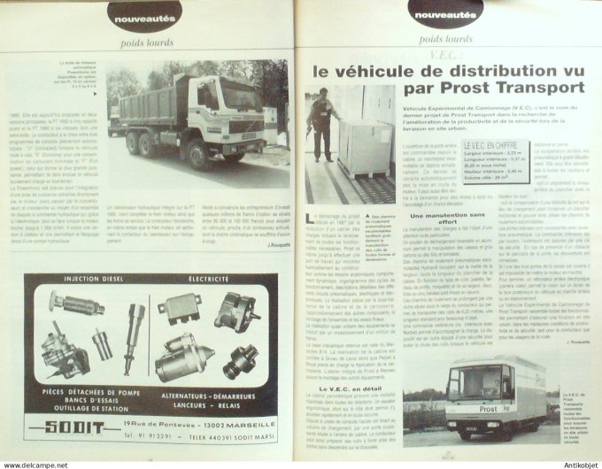 Revue Tech. Automobile 1993 n°181 Mercedes-Benz 208D Volkswagen DW