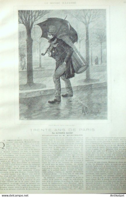 Le Monde illustré 1886 n°1506 Amilcare Ponchielli Monaco Giuseppe Guidicini