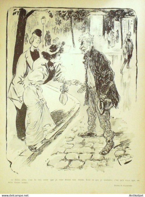 Le Rire 1896-11-28 # 108 Journal humoristique Ed.Originale Les Guignards