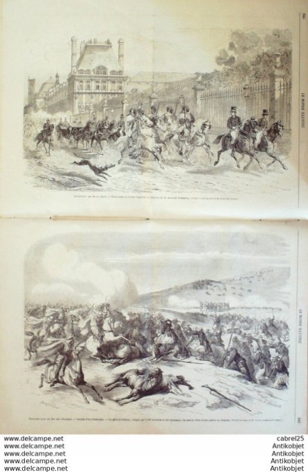 Le Monde illustré 1864 n°372 Danemark Sunderbourg Schleithal Wissembourg Algérie Ain Federigha