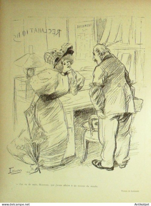 Le Rire 1896-11-28 # 108 Journal humoristique Ed.Originale Les Guignards
