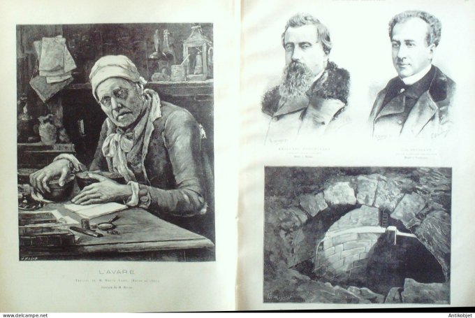 Le Monde illustré 1886 n°1506 Amilcare Ponchielli Monaco Giuseppe Guidicini