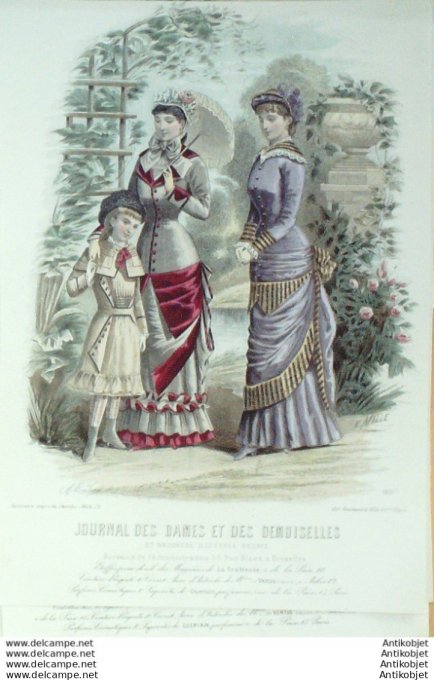 Journal des Dames Demoiselles 1881 # 1800 (Maison Scabieuse)