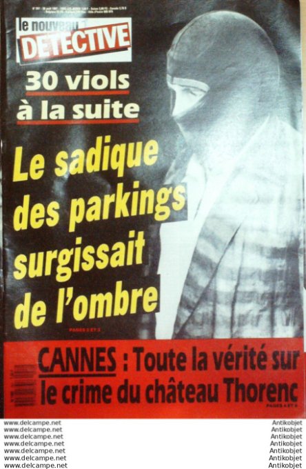 Détective 1988 # 257 Fréjus Troyes Porquerolles Nevers Mourmelon Lyon Cannes