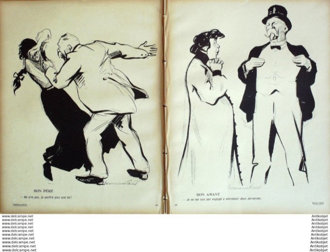 L'Assiette au beurre 1905 # 236 Mr Morale Cocu & socialiste, Hermann