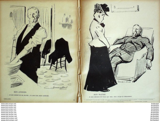 L'Assiette au beurre 1905 # 236 Mr Morale Cocu & socialiste, Hermann