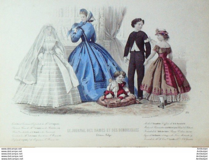 Journal des Dames Demoiselles 1865 # 775 (Maison Alexandrine)