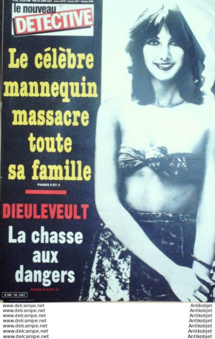 Détective 1985 # 153 Dole St-Malo Mulhouse Cajarc La Seyne-sur-Mer Gueret