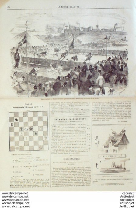 Le Monde illustré 1867 n°515 Cambodge St Ouen (93) Chine Pekin Egypte Caire