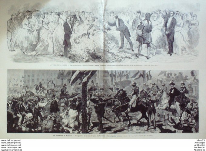 Le Monde illustré 1874 n°913 Belgique Tournai Suresnes (92) St Jean De Luz (64) Italie Milan Cicita 