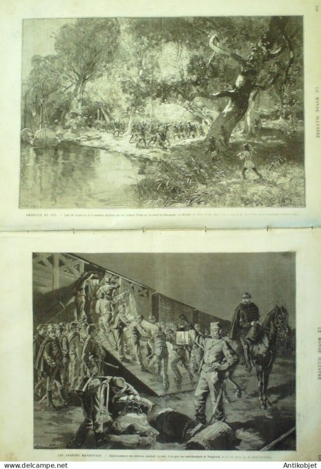Le Monde illustré 1882 n°1328 Bolivie obas Pilcomay Egypte Port-Said Isamaïlla Chalouf Magfar