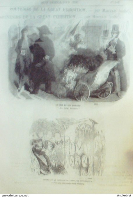 Petit journal pour Rire 1860 # 342 Les Coulisses de l'Hippodrome Marcelin