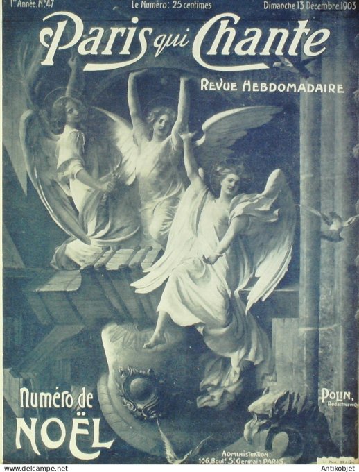 Paris qui chante 1903 n° 47 De Villers Mendelys Chepfer Marcel Legay Mévisto