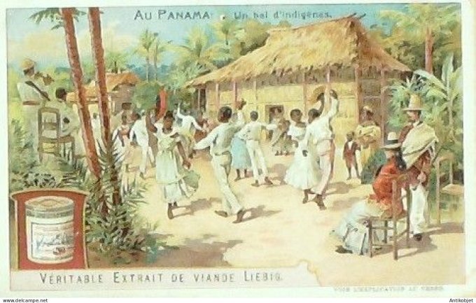 Chromo Liebig Sang  833 Au Panama II (1905)