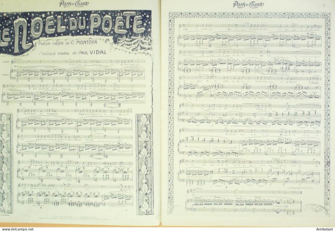 Paris qui chante 1903 n° 47 De Villers Mendelys Chepfer Marcel Legay Mévisto