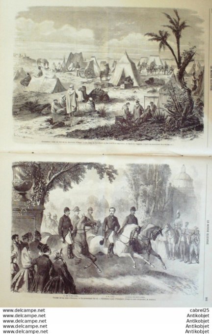 Le Monde illustré 1864 n°373 Algérie Oran Tagguin Evreux (27) Pré Bel Ebat
