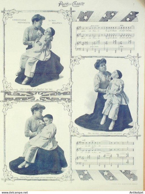 Paris qui chante 1903 #47 De Villers Mendelys Chepfer Marcel Legay Mévisto