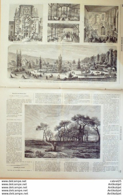 Le Monde illustré 1864 n°373 Algérie Oran Tagguin Evreux (27) Pré Bel Ebat